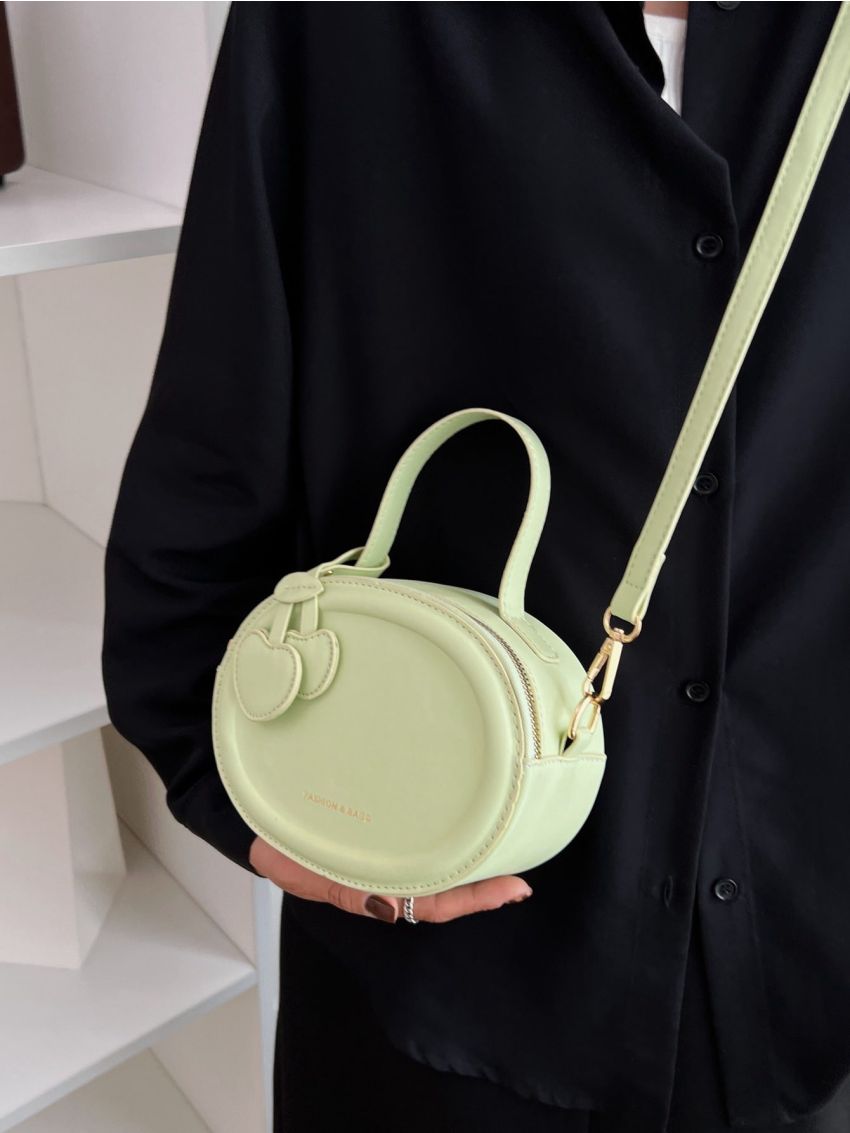 Mini Minimalist Letter Graphic Satchel Bag