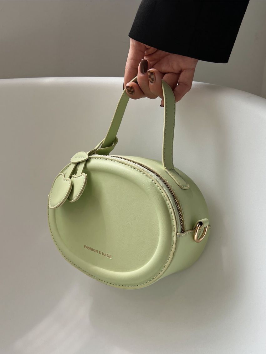 Mini Minimalist Letter Graphic Satchel Bag