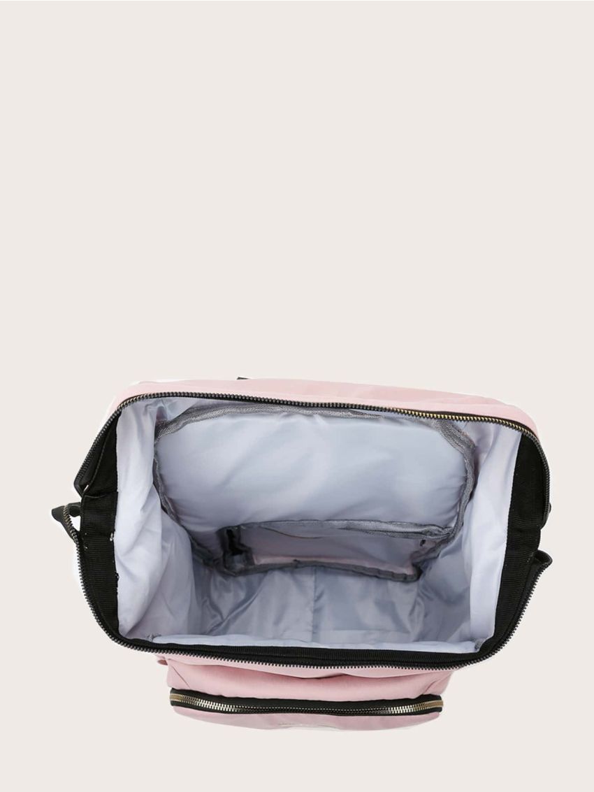 Embroidered Dragonfly Graphic Functional Backpack