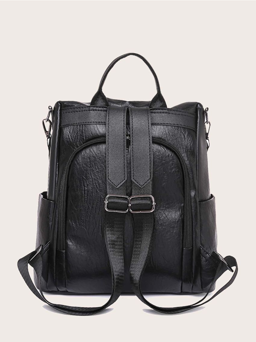 Minimalist Strap Detail Classic Backpack