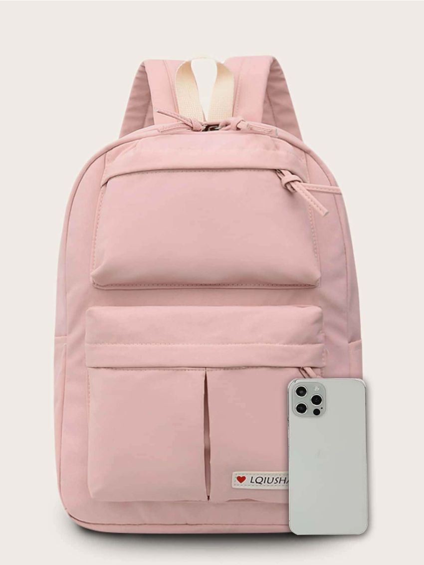 Pocket Front Knotted Detail Backpack