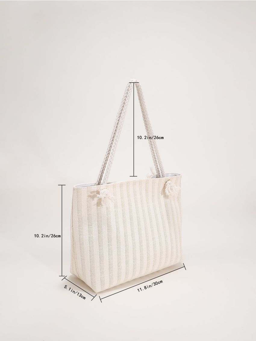 Twilly Scarf Decor Straw Bag