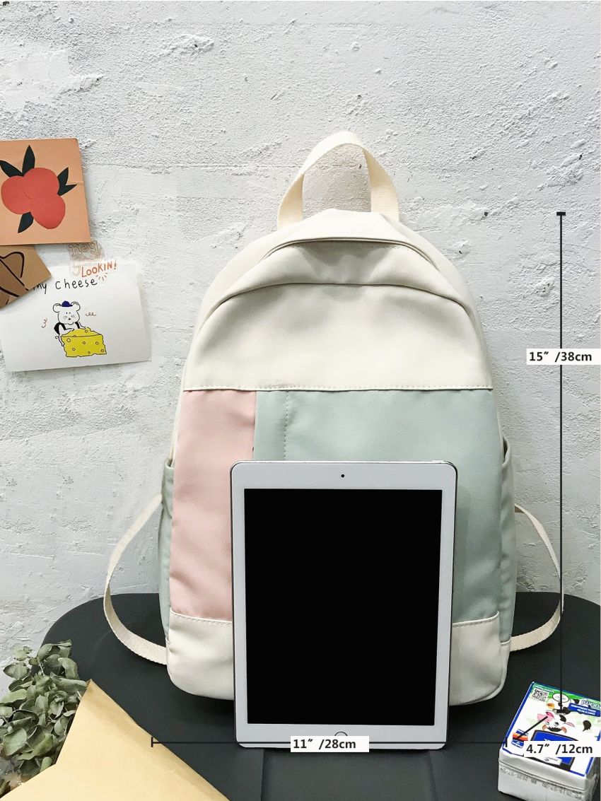 Minimalist Colorblock Backpack