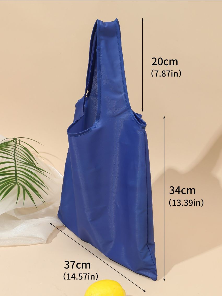 Minimalist Solid Shopper Bag