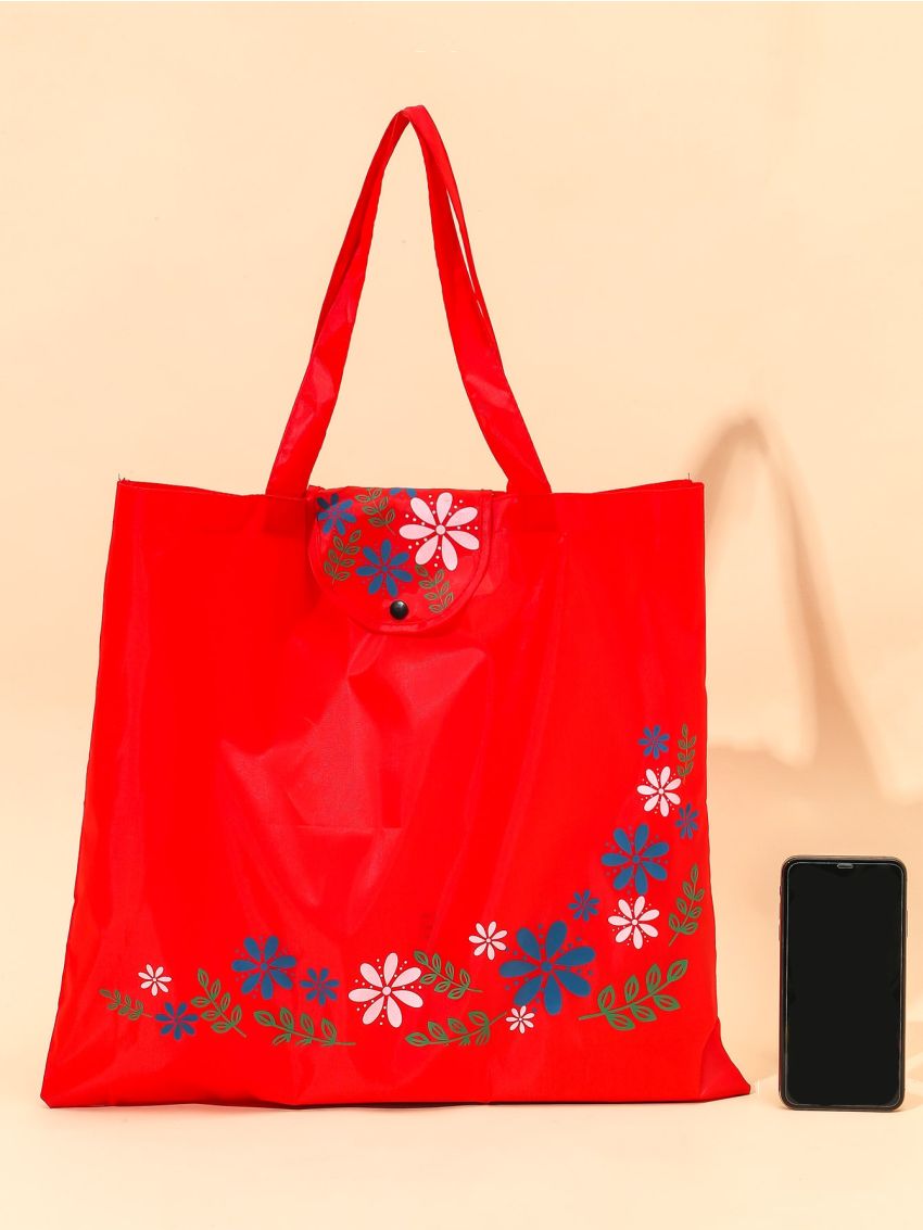 Floral Print Shopper Bag