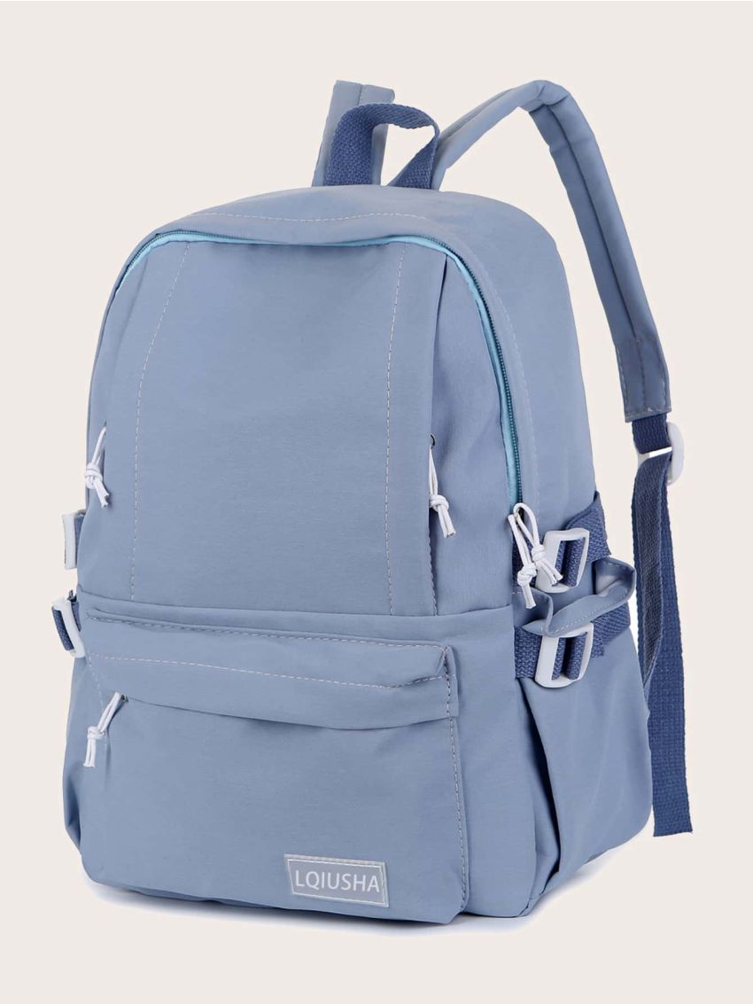 Letter Patch Large Capacity School Bag