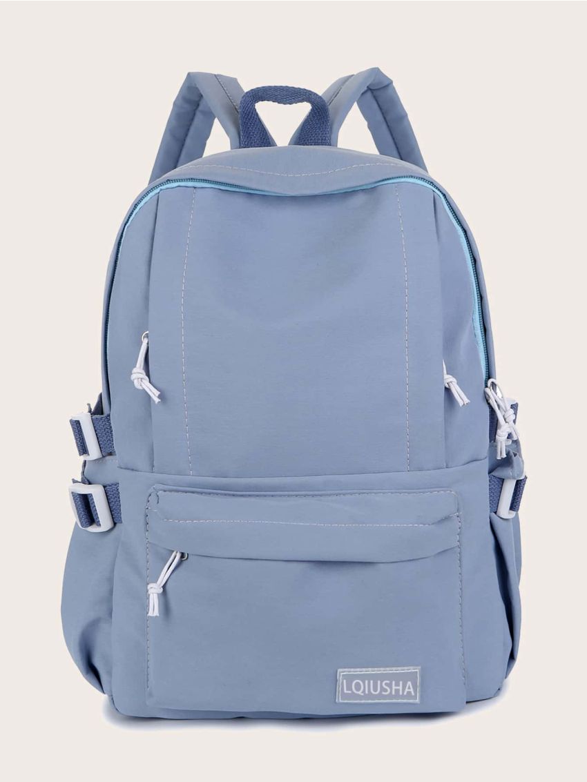 Letter Patch Large Capacity School Bag