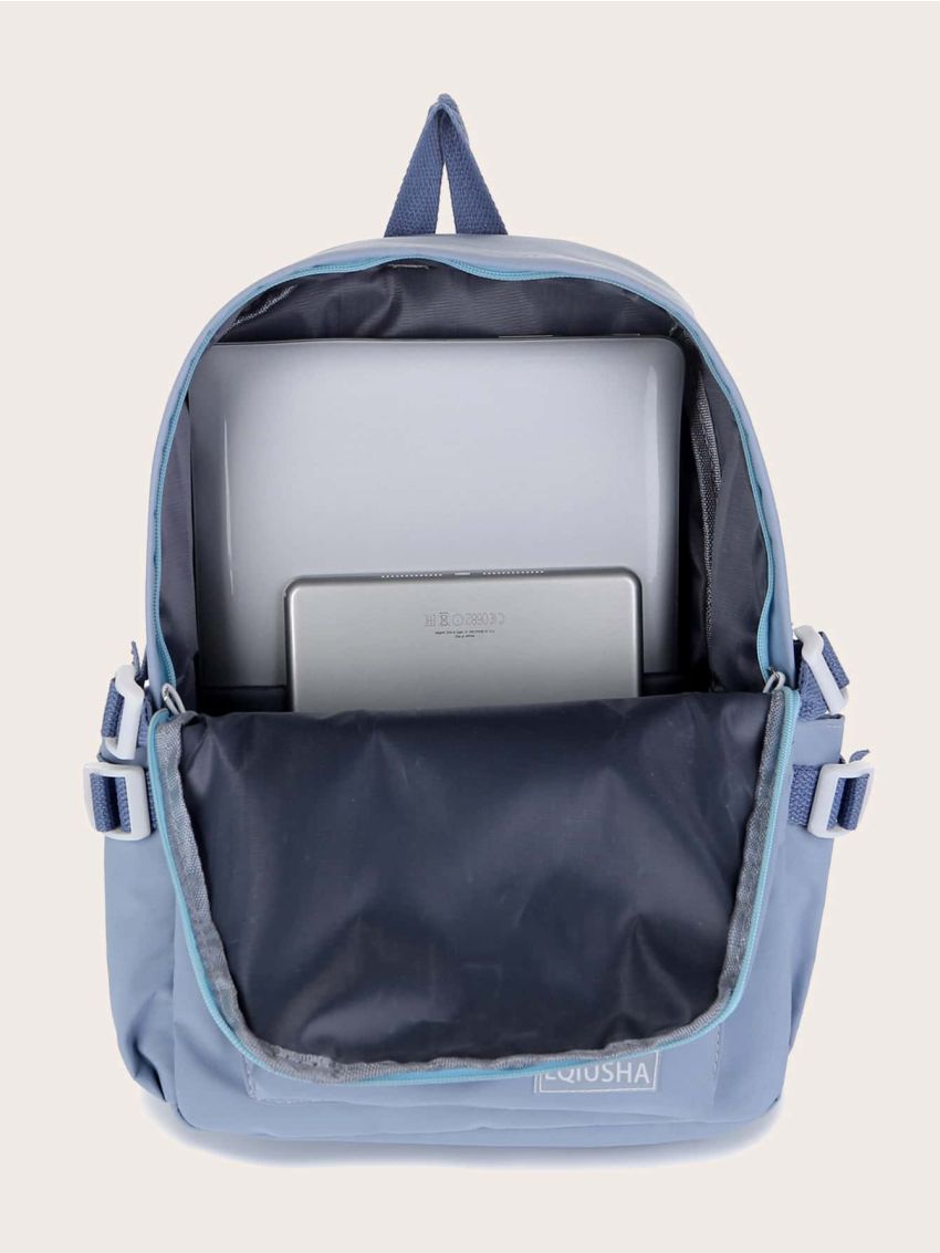 Letter Patch Large Capacity School Bag