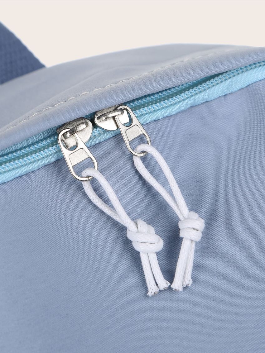 Letter Patch Large Capacity School Bag