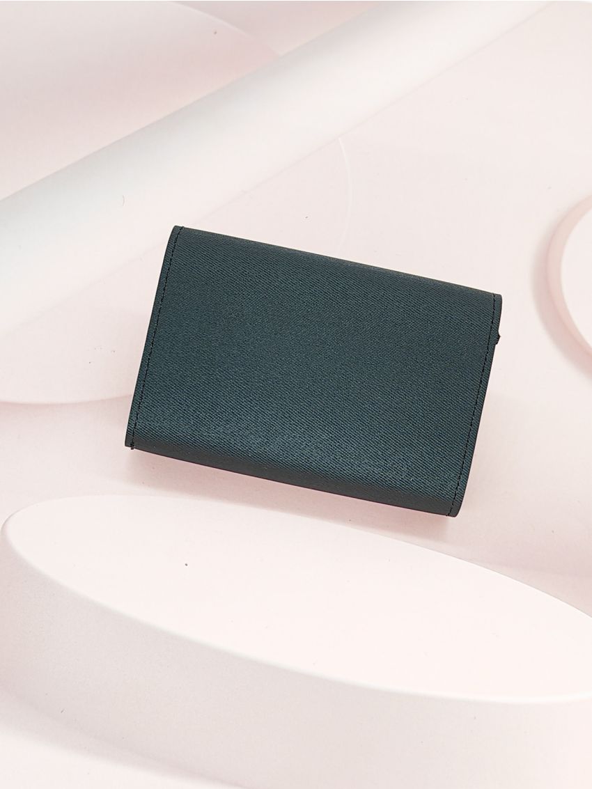 Pineapple Decor Fold Over Card Holder Multi-Card Card Organizer For Storage Credit Cards