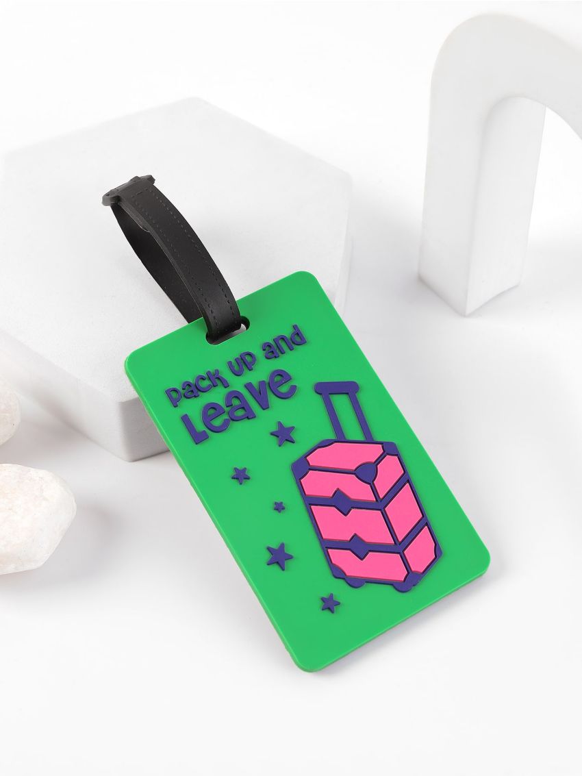 Letter Graphic Luggage Tag