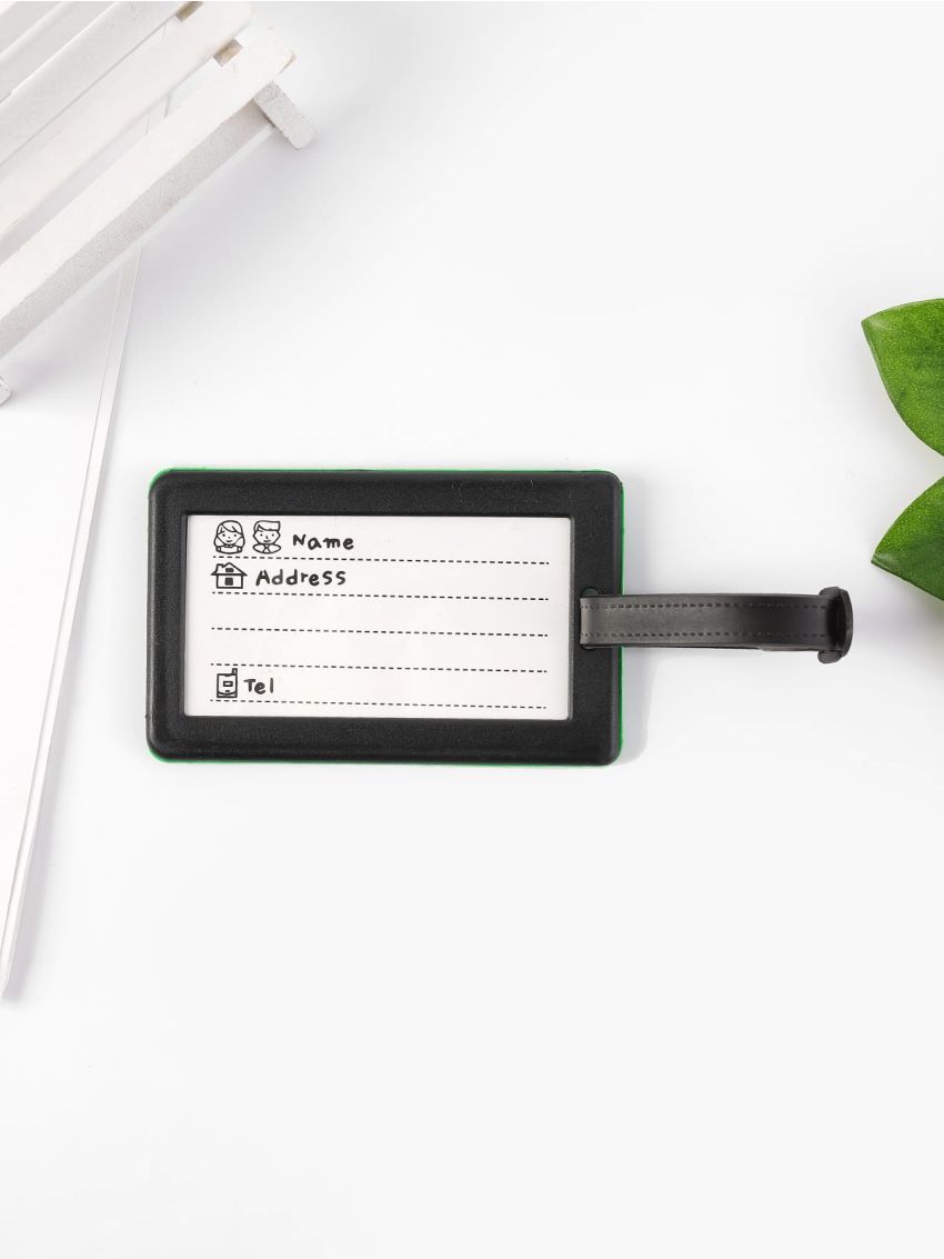 Letter Graphic Luggage Tag
