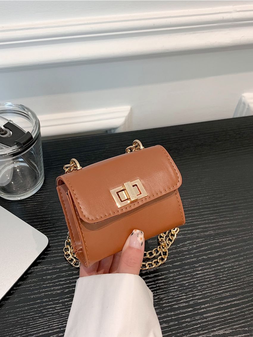 Mini Twist Lock Square Bag