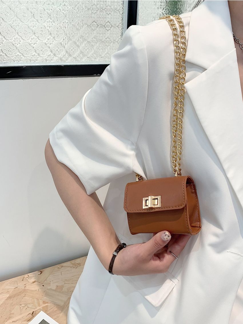 Mini Twist Lock Square Bag