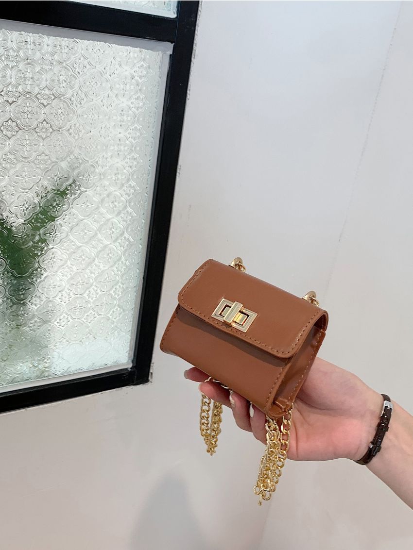 Mini Twist Lock Square Bag