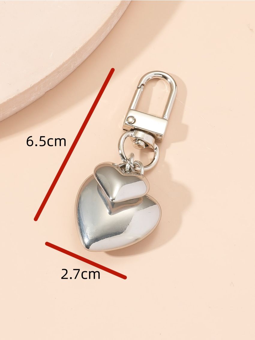 Heart Decor Bag Charm