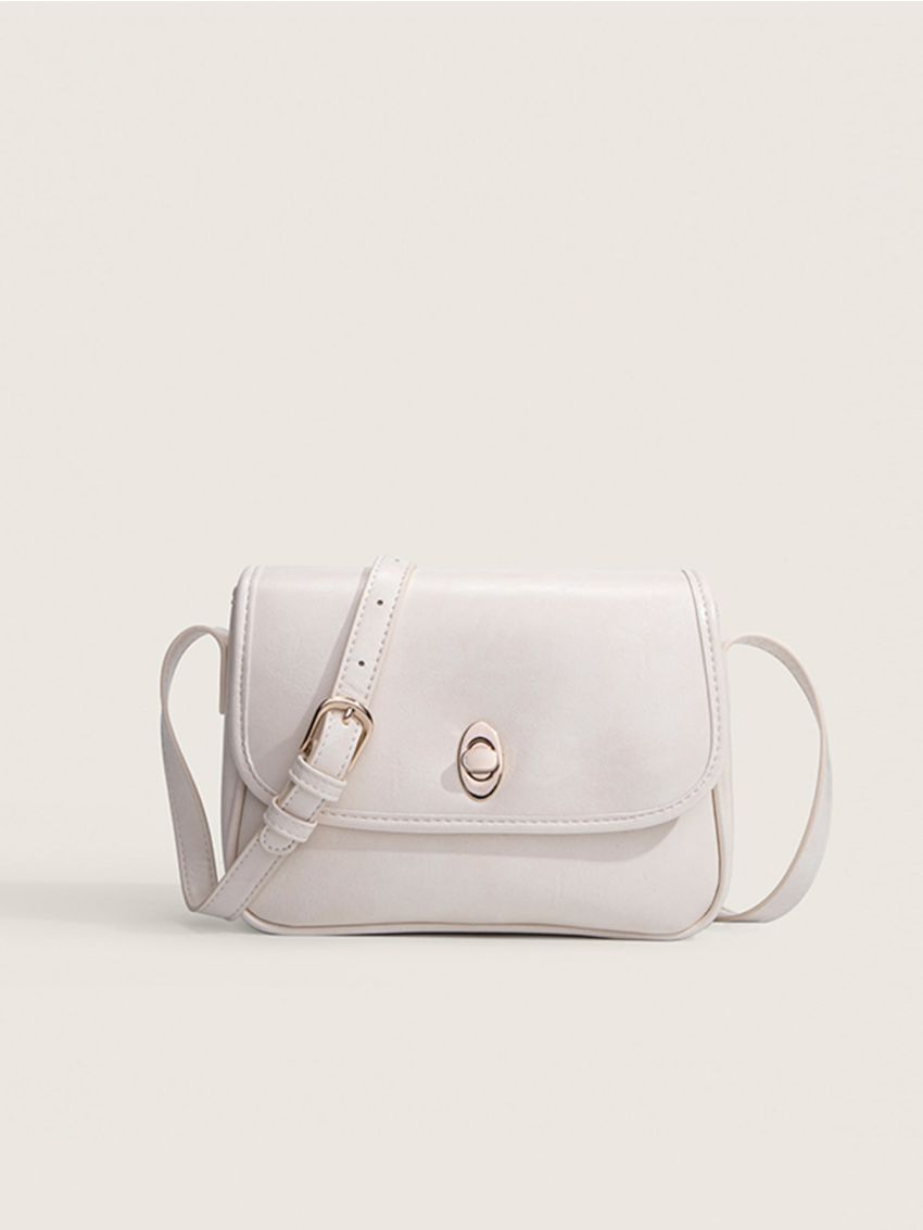 Twist Lock Flap Square Bag
