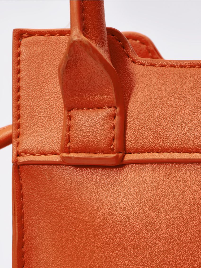 PREMIUM MINI WEAVE DESIGN METAL DECOR SQUARE BAG