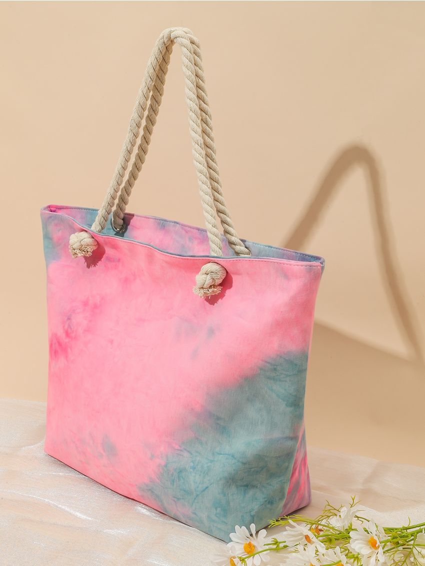 Tie Dye Shoulder Tote Bag