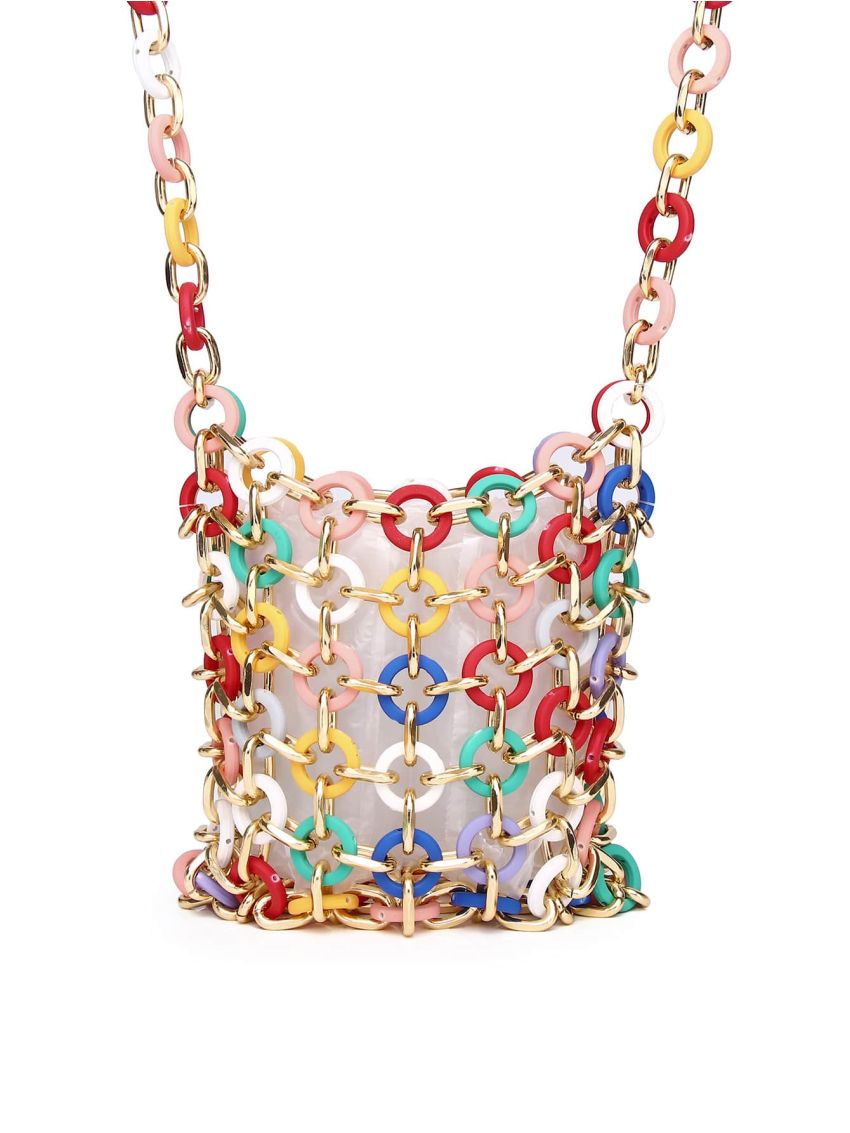 Circle Decor Bucket Bag