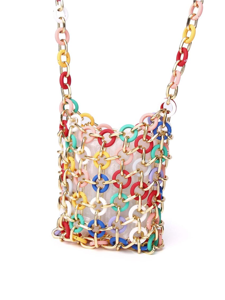 Circle Decor Bucket Bag