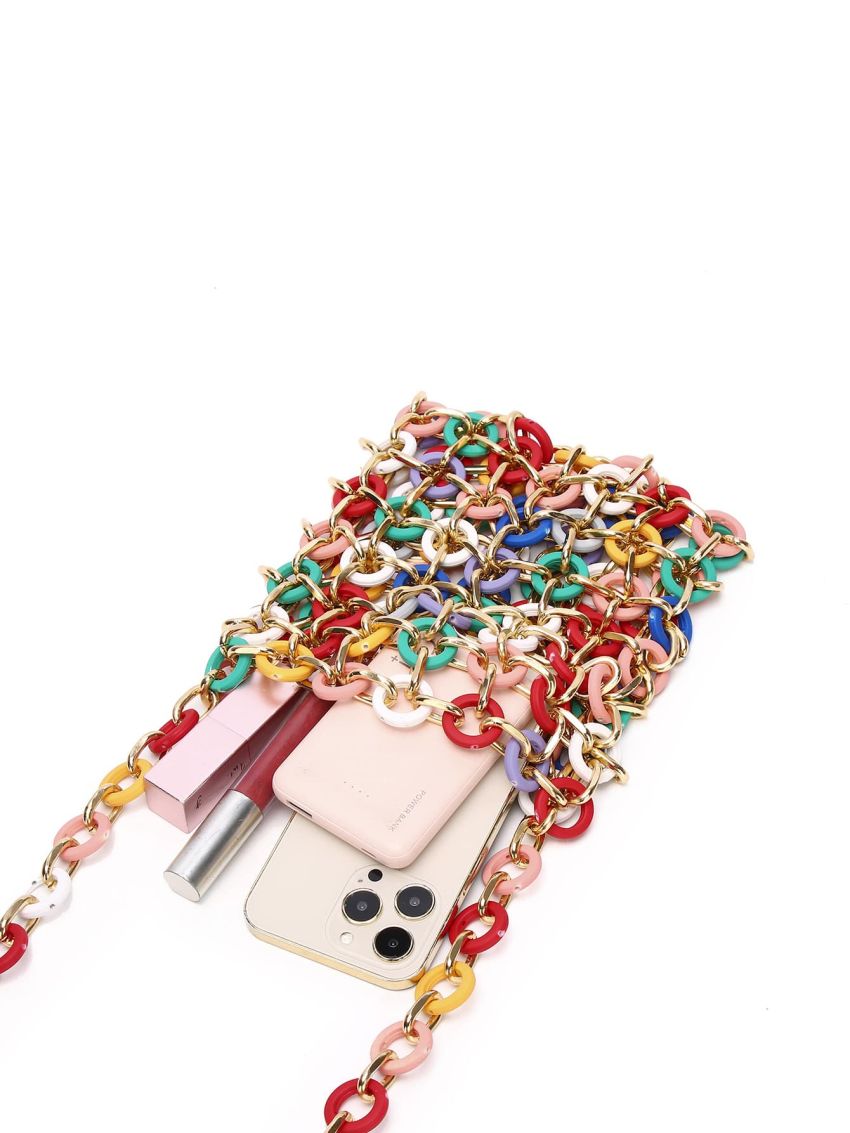 Circle Decor Bucket Bag