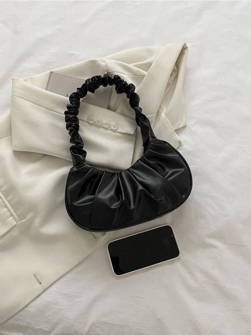 Ruched Shoulder Bag