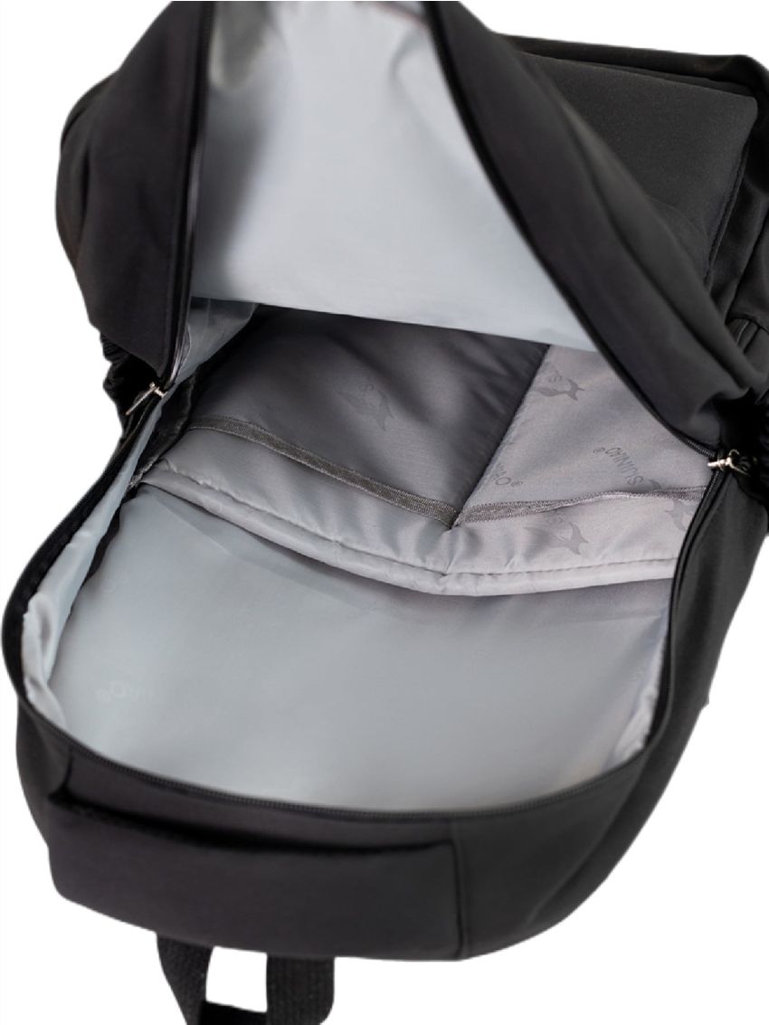 Letter Graphic Functional Backpack