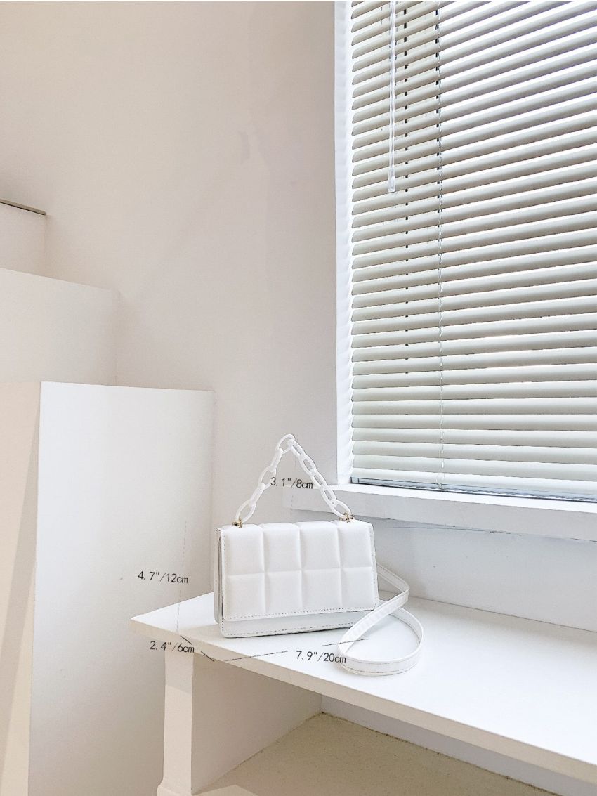 Mini Minimalist Textured Satchel Bag