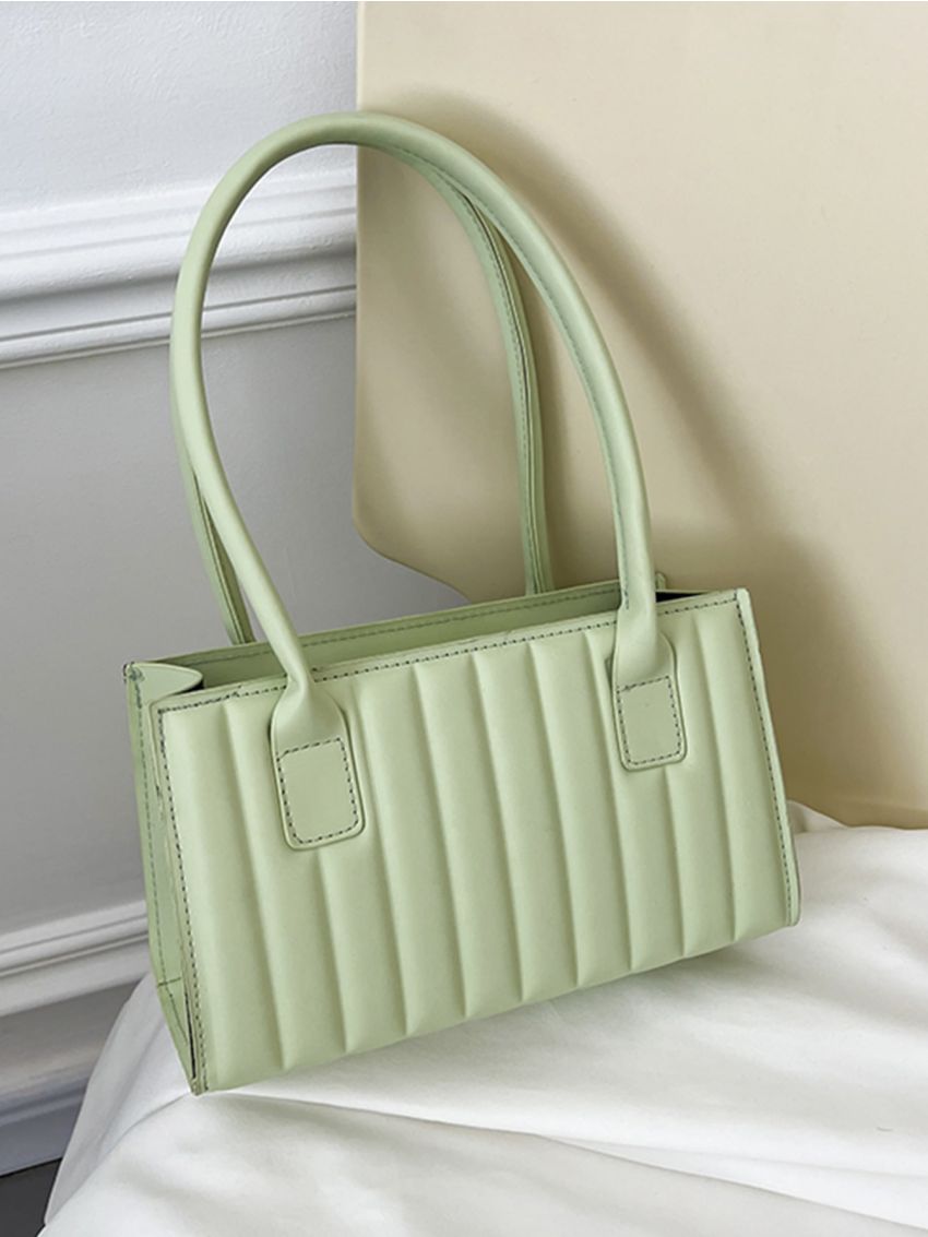 Minimalist Double Handle Square Bag