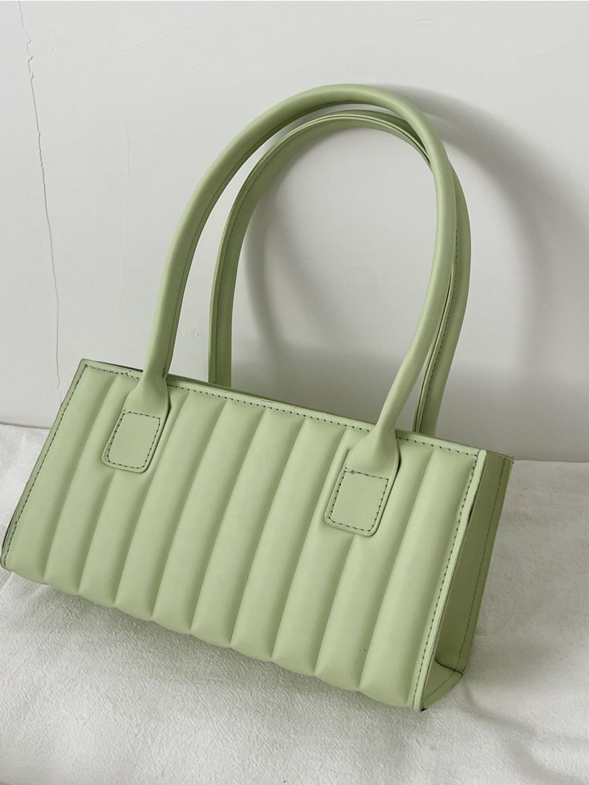 Minimalist Double Handle Square Bag