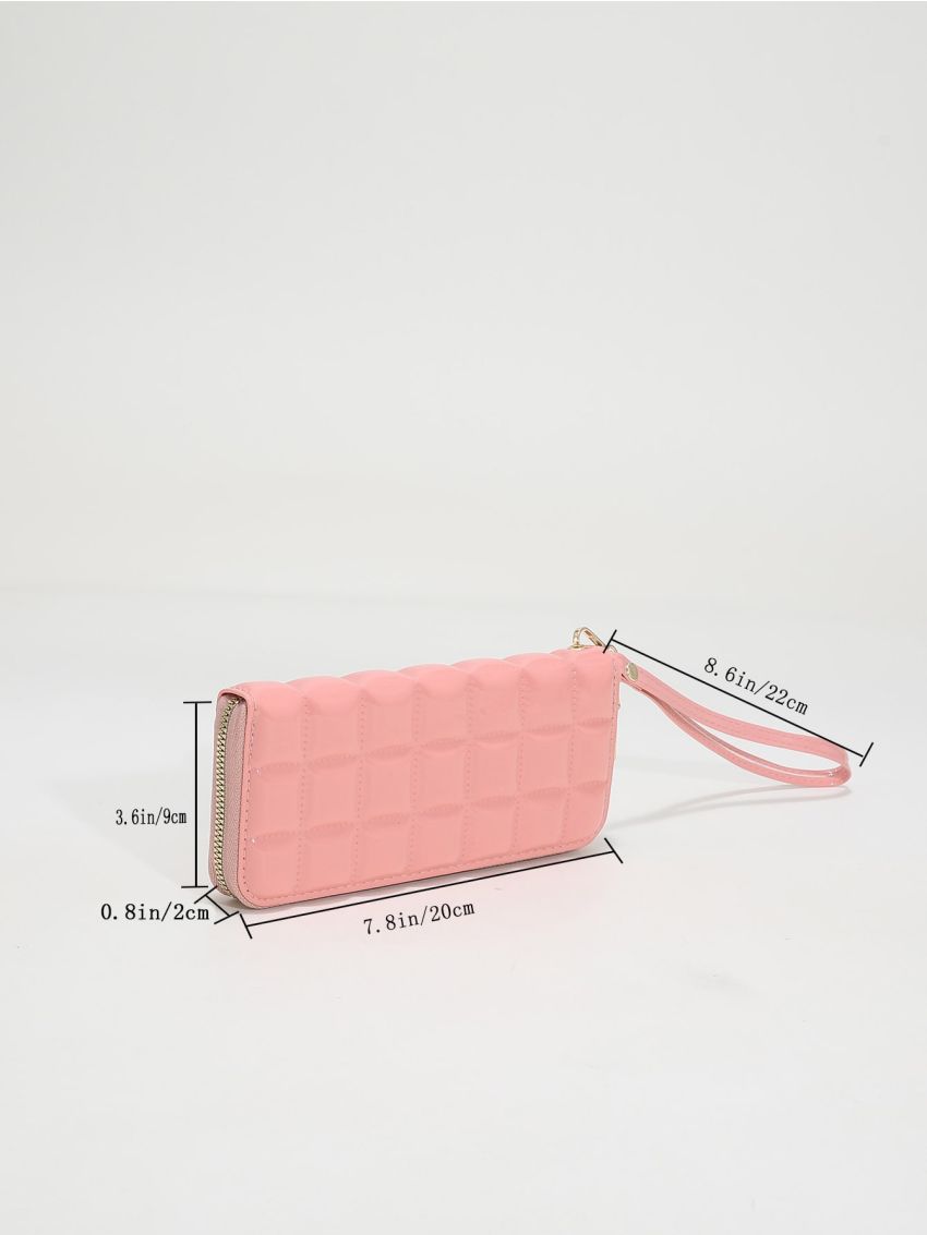 Quilted Pattern Clutch Bag