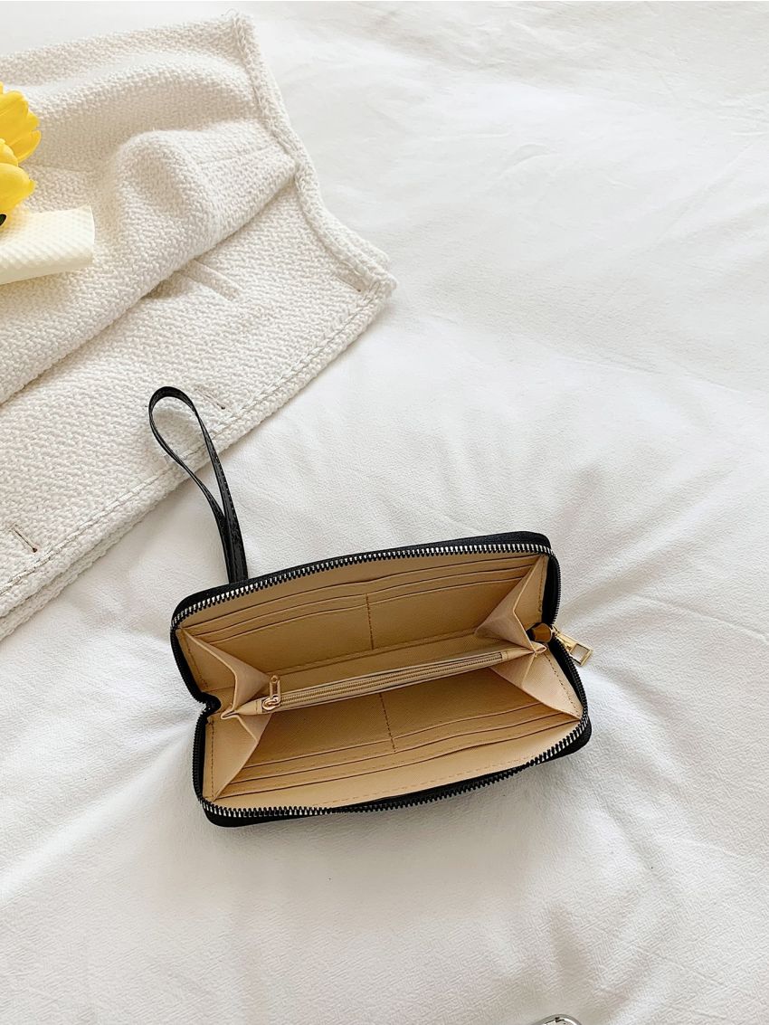 Quilted Pattern Clutch Bag