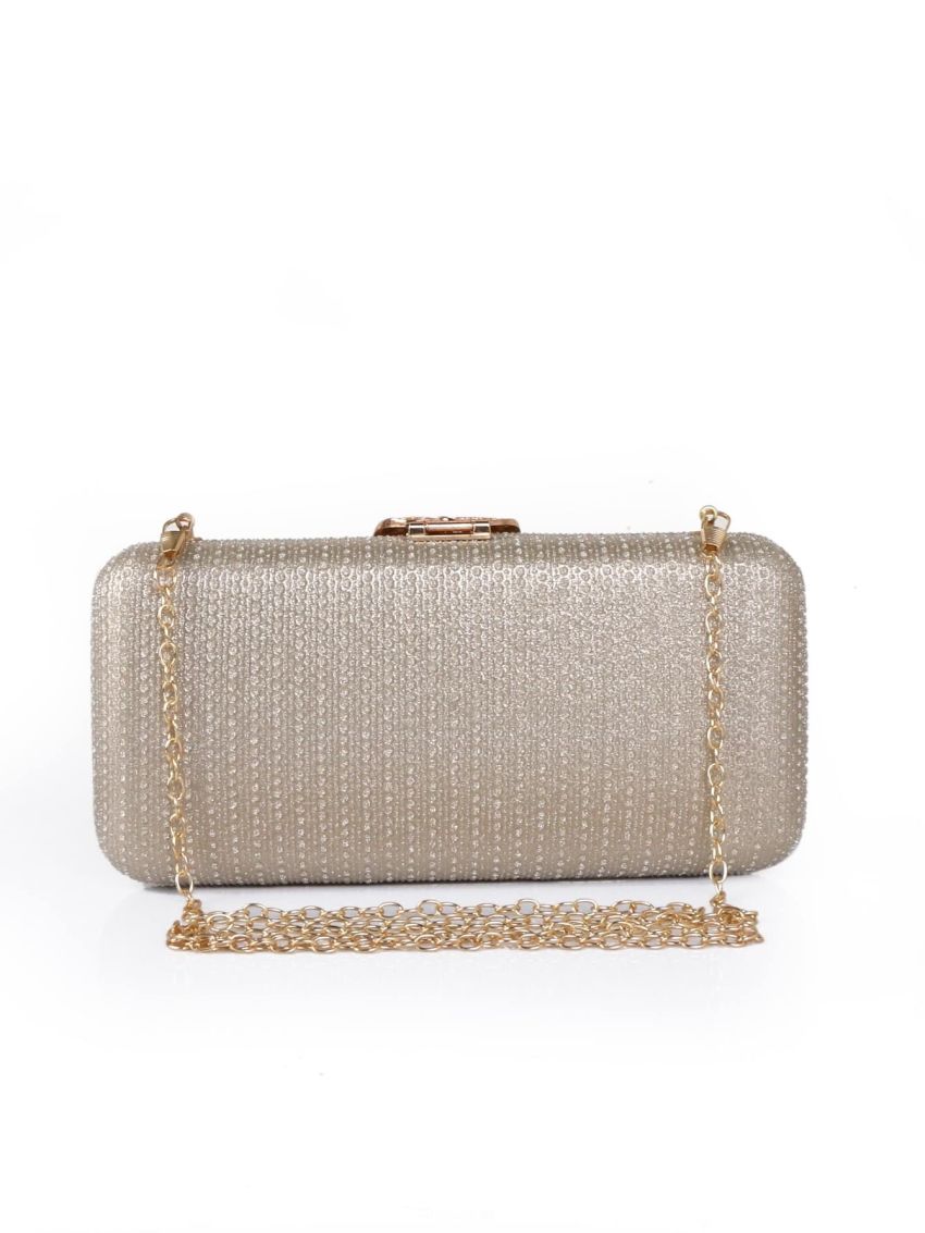 Metal Decor Evening Bag