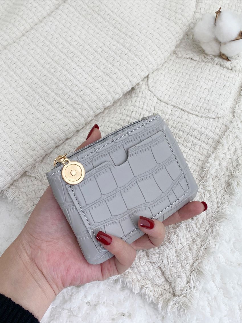 Crocodile Embossed Coin Purse