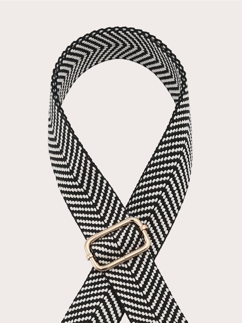 Geometric Graphic Bag Strap