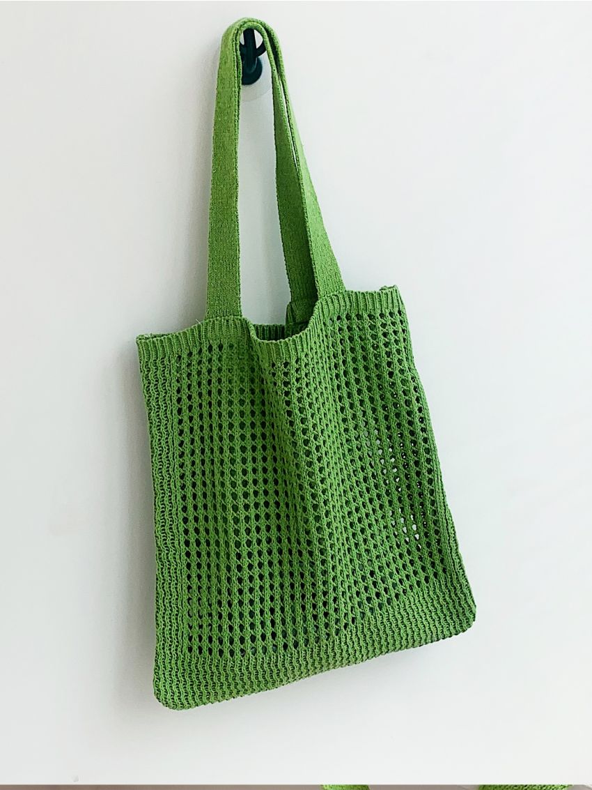 Hollow Out Design Crochet Bag