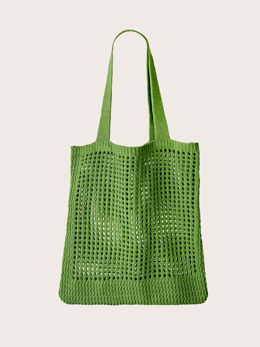 Hollow Out Design Crochet Bag