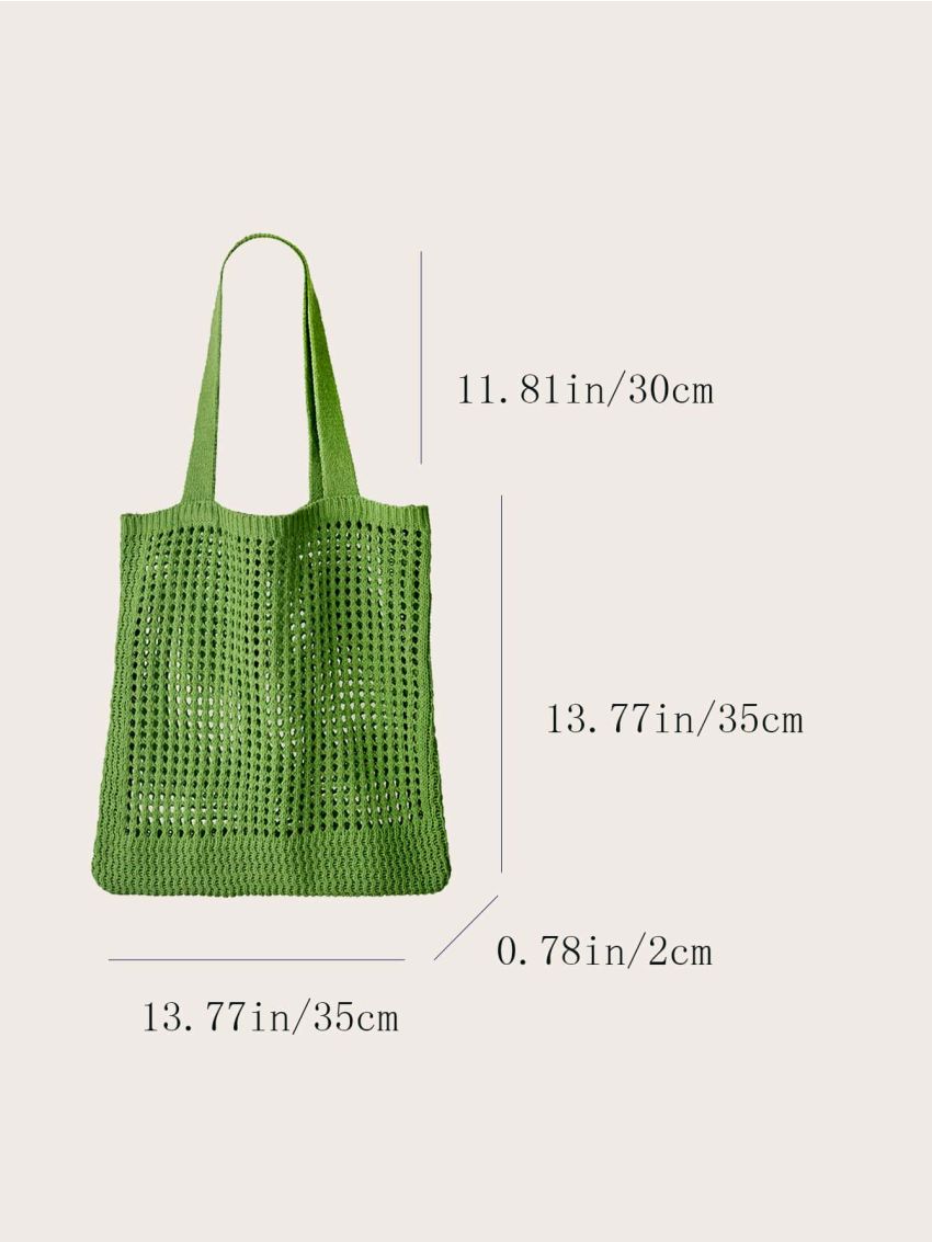 Hollow Out Design Crochet Bag