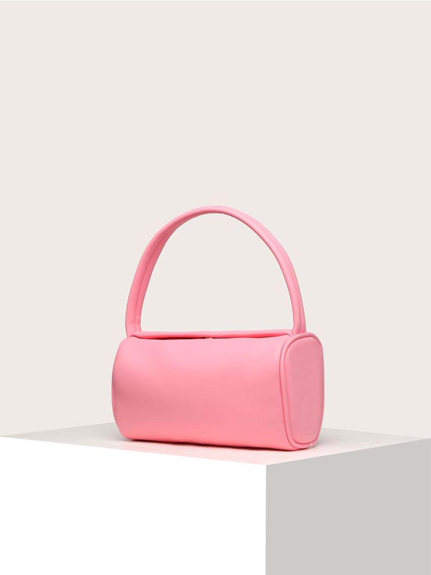 Minimalist Top Handle Bucket Bag