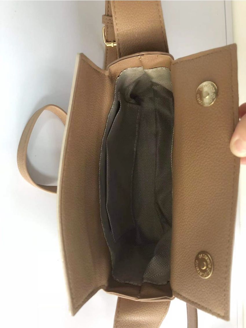 Mini Twilly Scarf Decor Color Block Square Bag