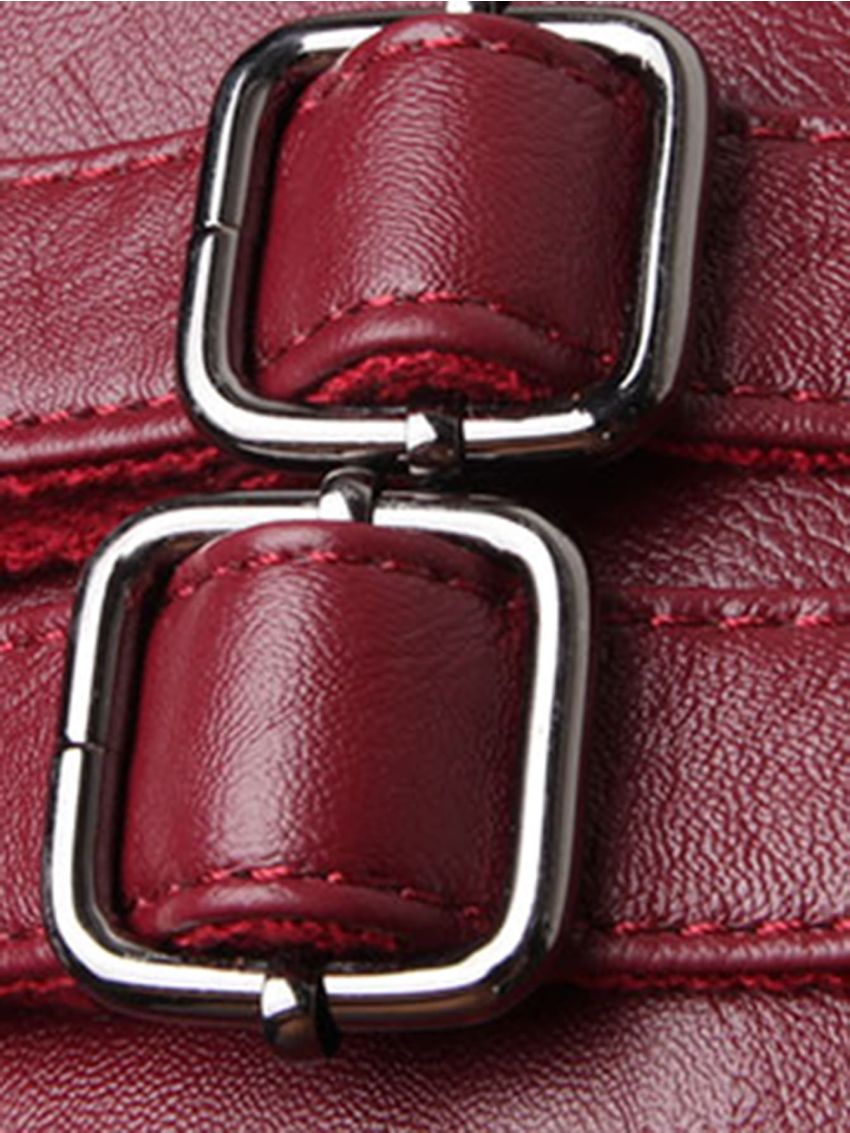 Vintage Design Multi-zip Backpack