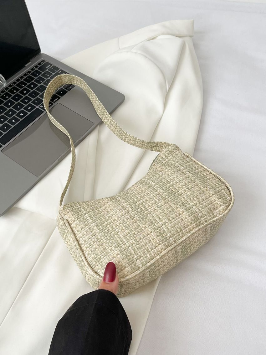 Braided Detail Square Bag