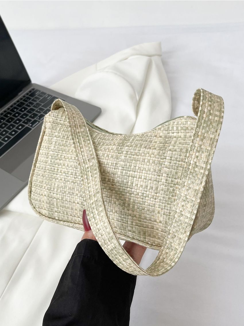 Braided Detail Square Bag