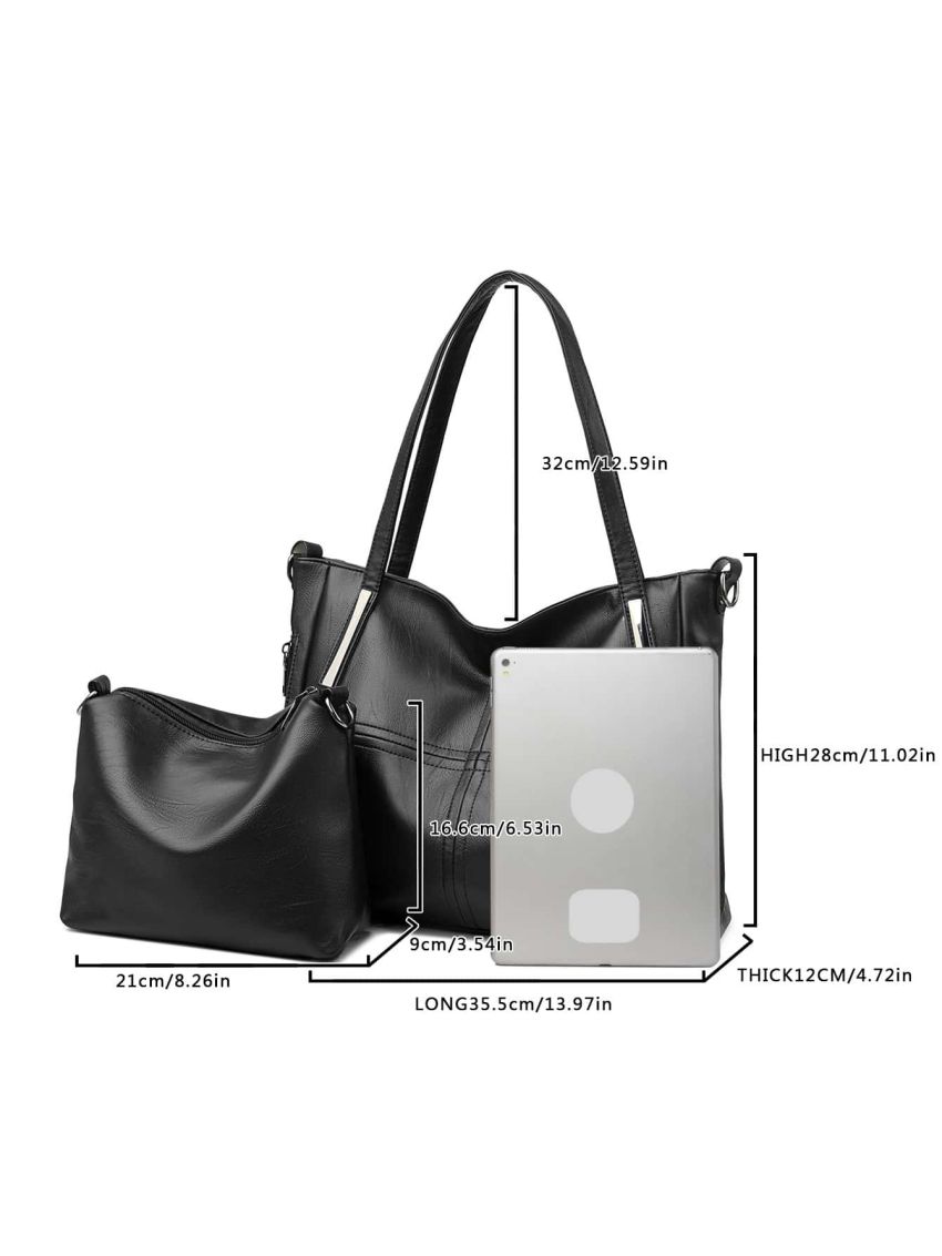 Large Capacity Shoulder Tote Bag Square Bag