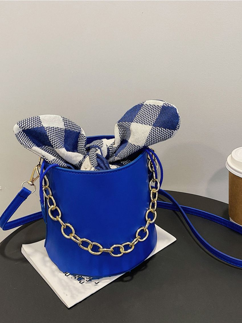 Mini Chain Decor Bucket Bag
