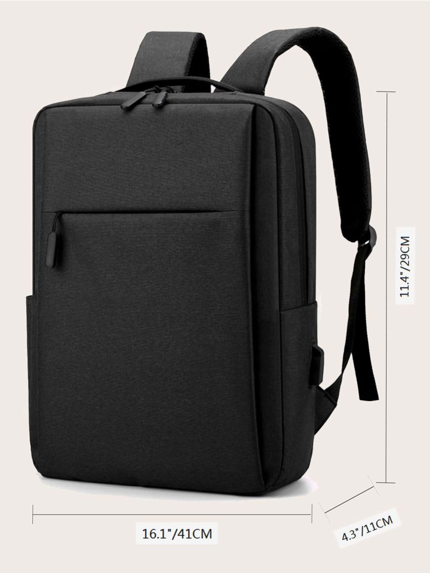 Zip Front Computer Backpack