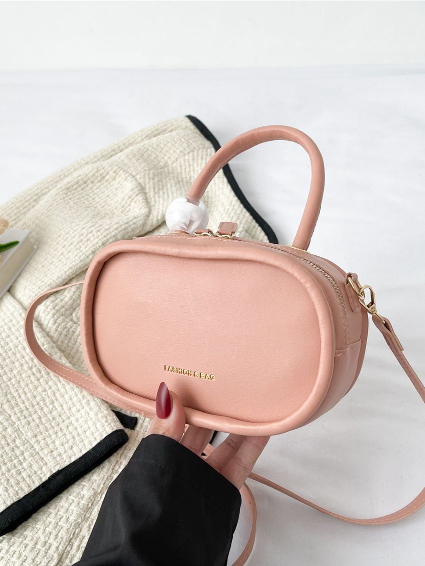 Mini Letter Graphic Satchel Bag