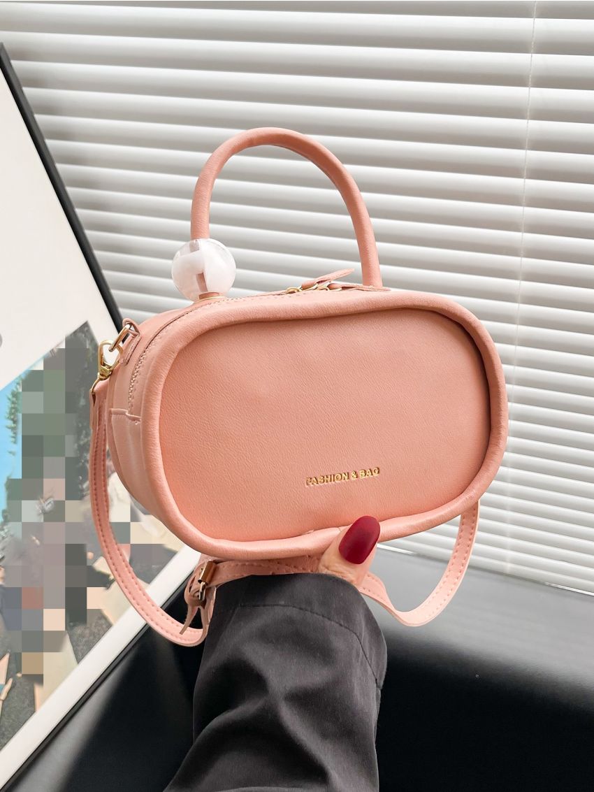 Mini Letter Graphic Satchel Bag