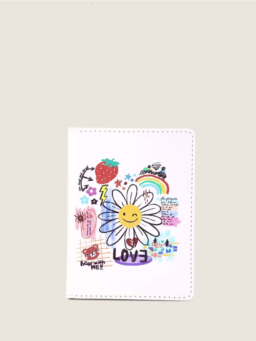 X Jane Dang Graffiti Graphic Passport Case